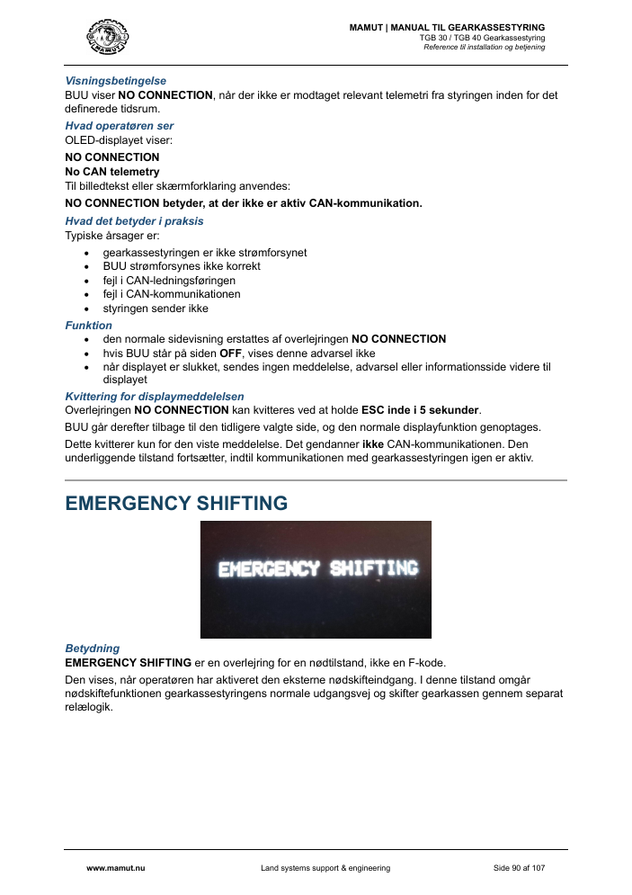 MAMUT TGB Manual page 90