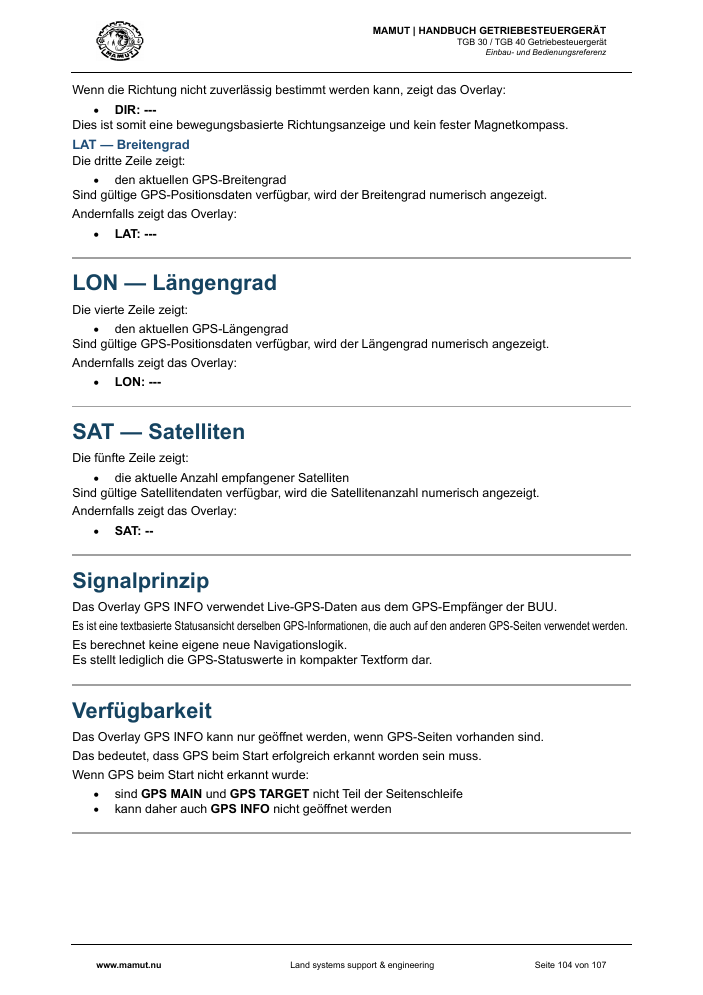 MAMUT TGB Anleitung page 104