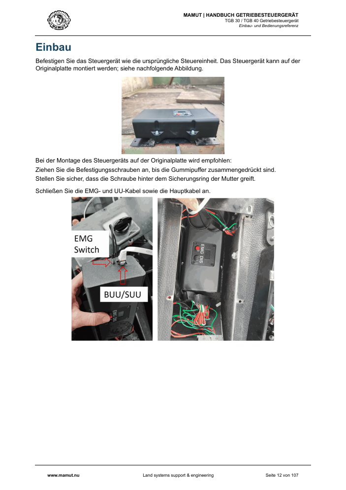 MAMUT TGB Anleitung page 12