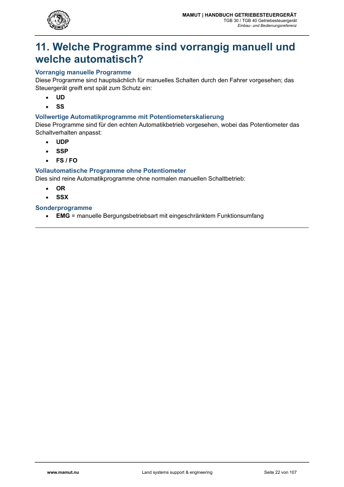 MAMUT TGB Anleitung page 22