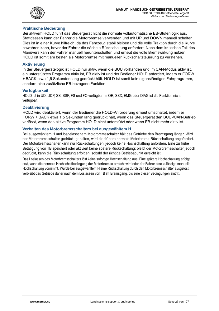 MAMUT TGB Anleitung page 27