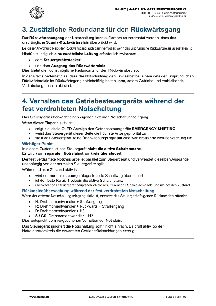 MAMUT TGB Anleitung page 33