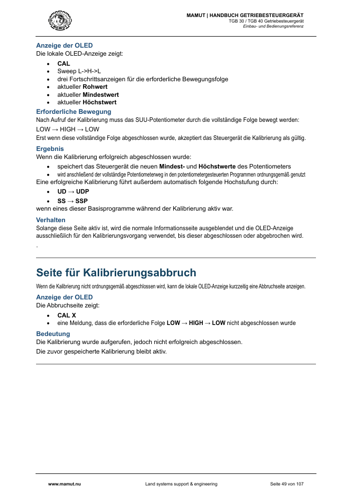 MAMUT TGB Anleitung page 49