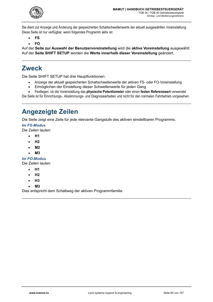 MAMUT TGB Anleitung page 85