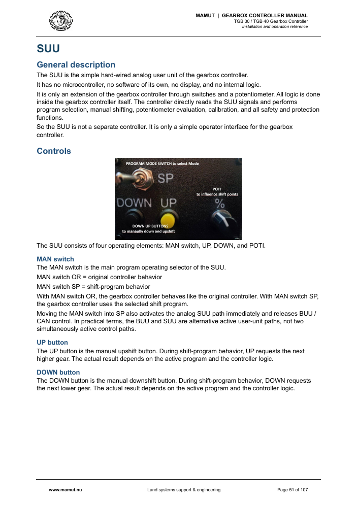 MAMUT TGB Manual page 51