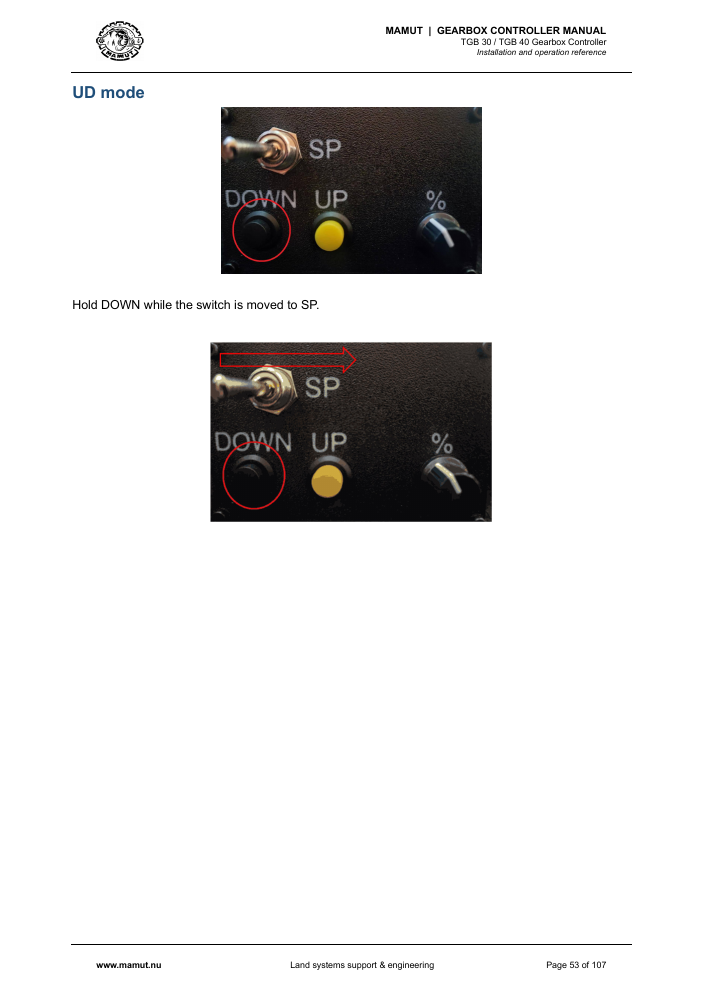 MAMUT TGB Manual page 53