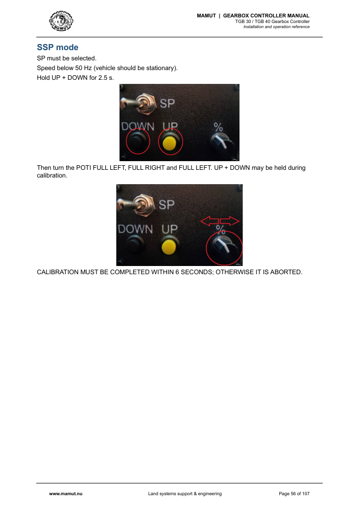 MAMUT TGB Manual page 56