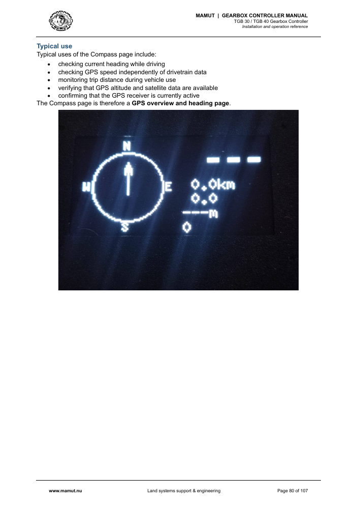 MAMUT TGB Manual page 80