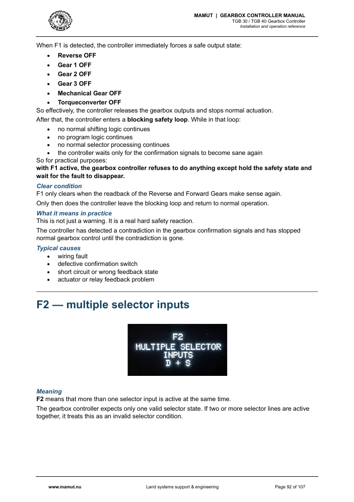 MAMUT TGB Manual page 92