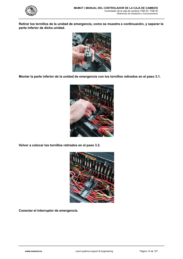 MAMUT TGB Manual page 14