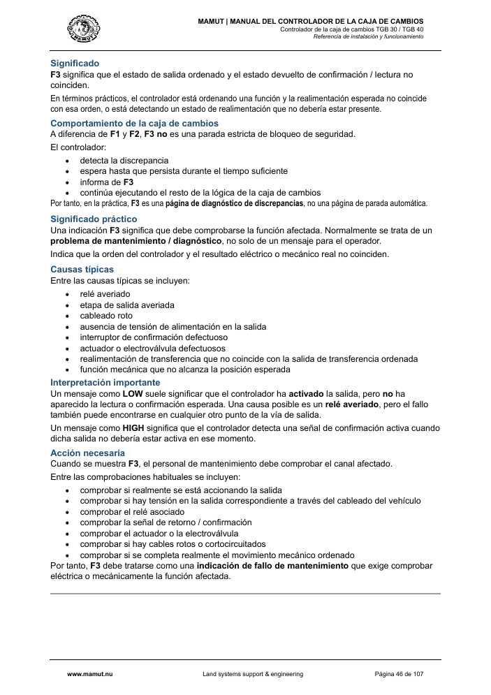 MAMUT TGB Manual page 46