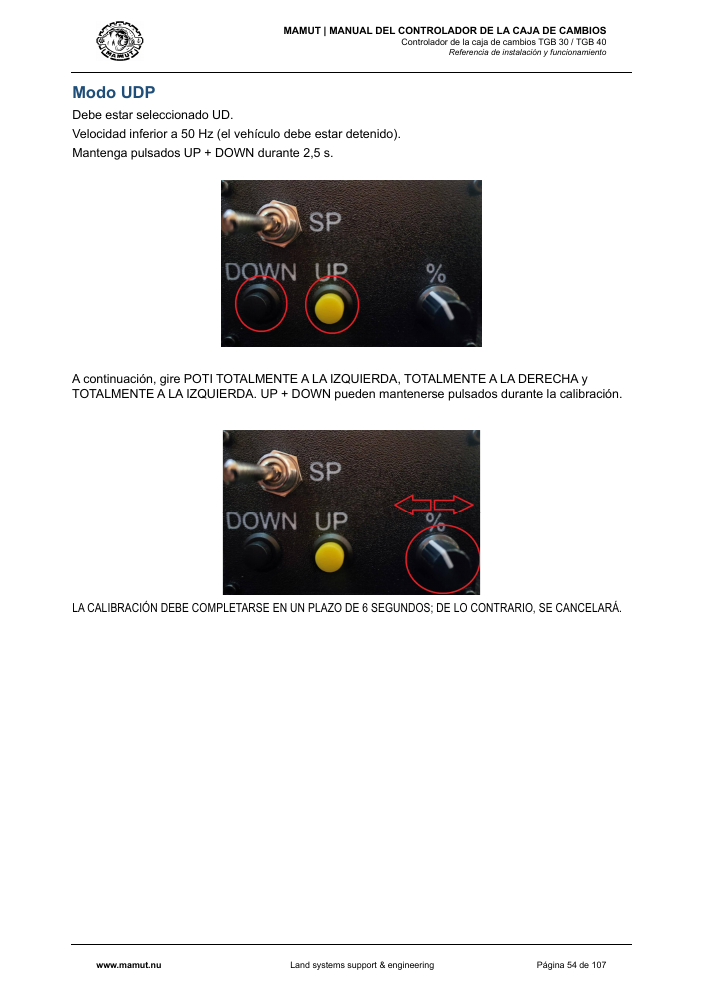 MAMUT TGB Manual page 54