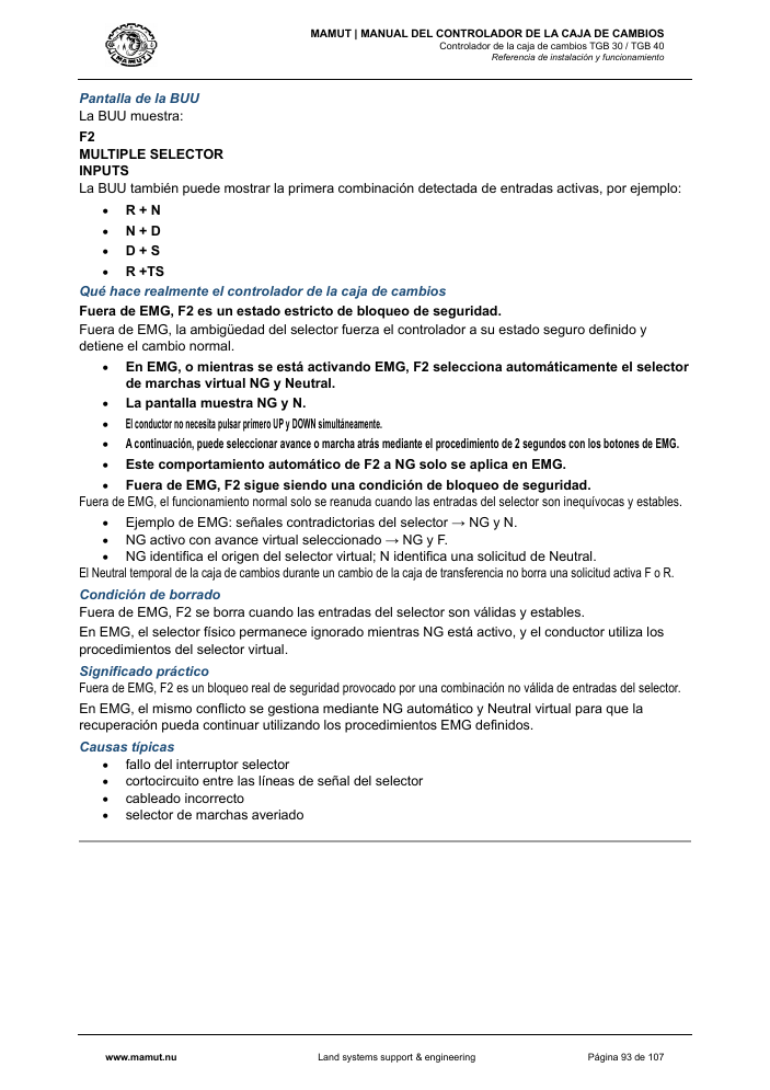 MAMUT TGB Manual page 93