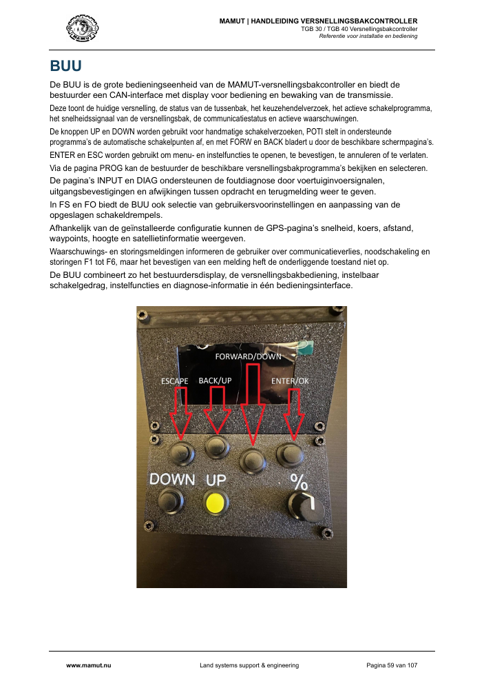 MAMUT TGB Manual page 59