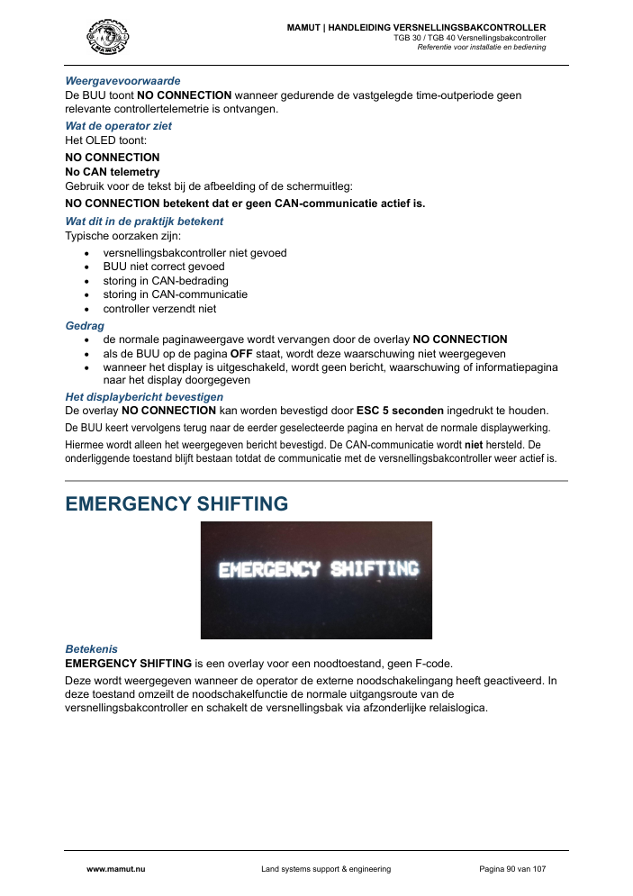 MAMUT TGB Manual page 90