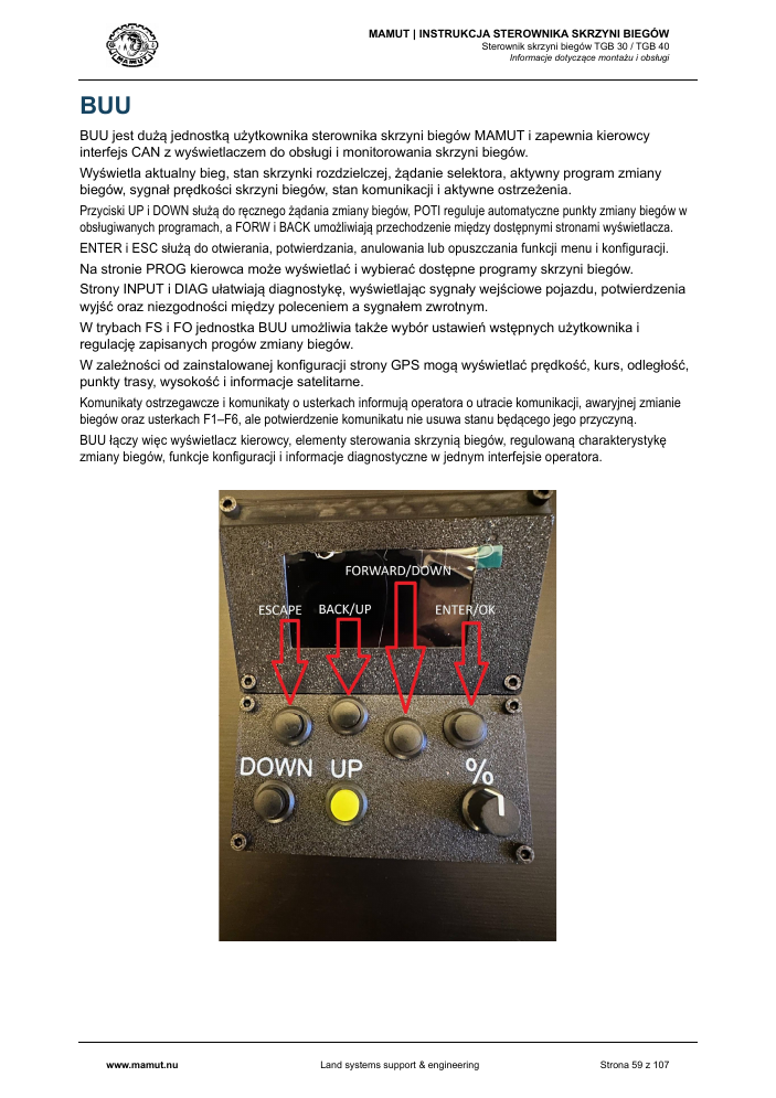 MAMUT TGB Manual page 59
