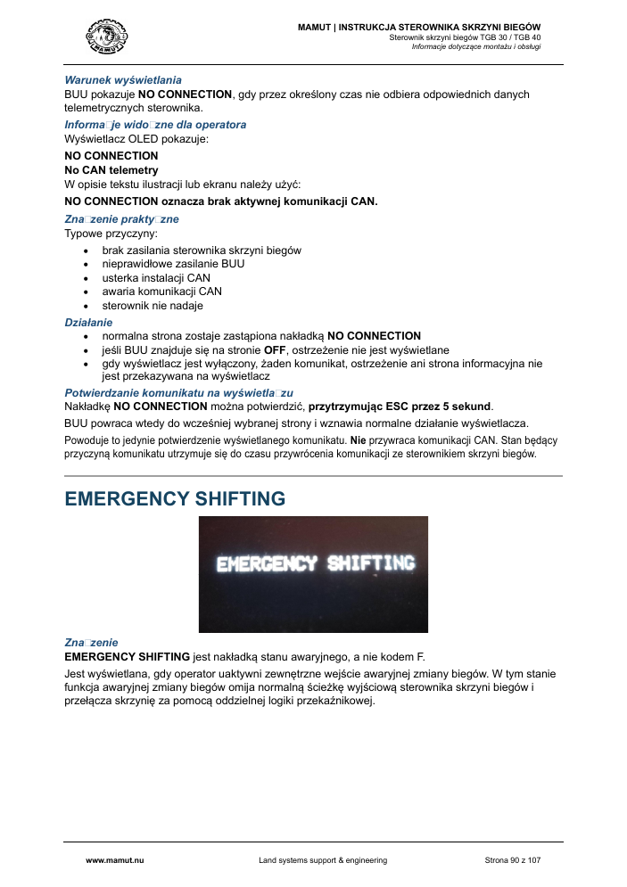 MAMUT TGB Manual page 90