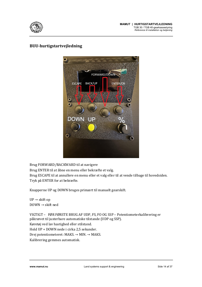 TGB Quick Start Guide page 14