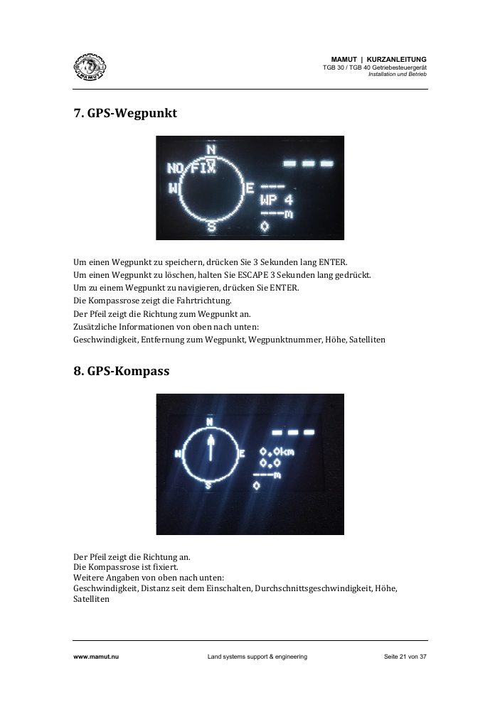 TGB Schnellstart-Anleitung page 21