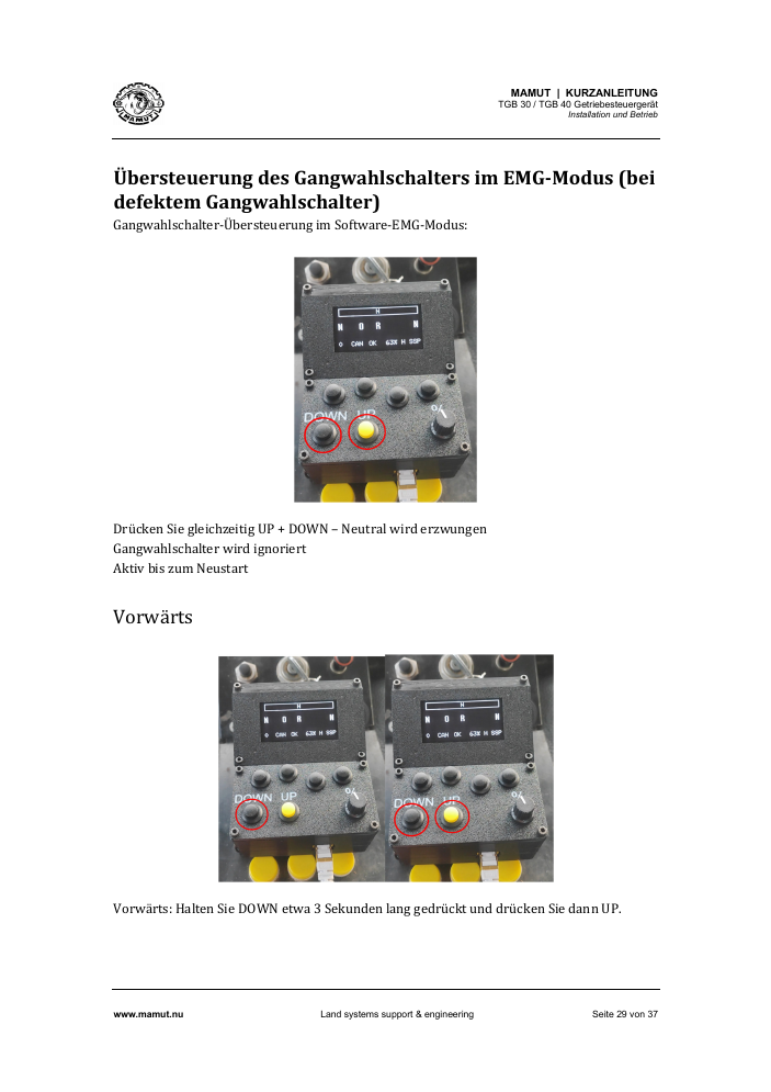 TGB Schnellstart-Anleitung page 29