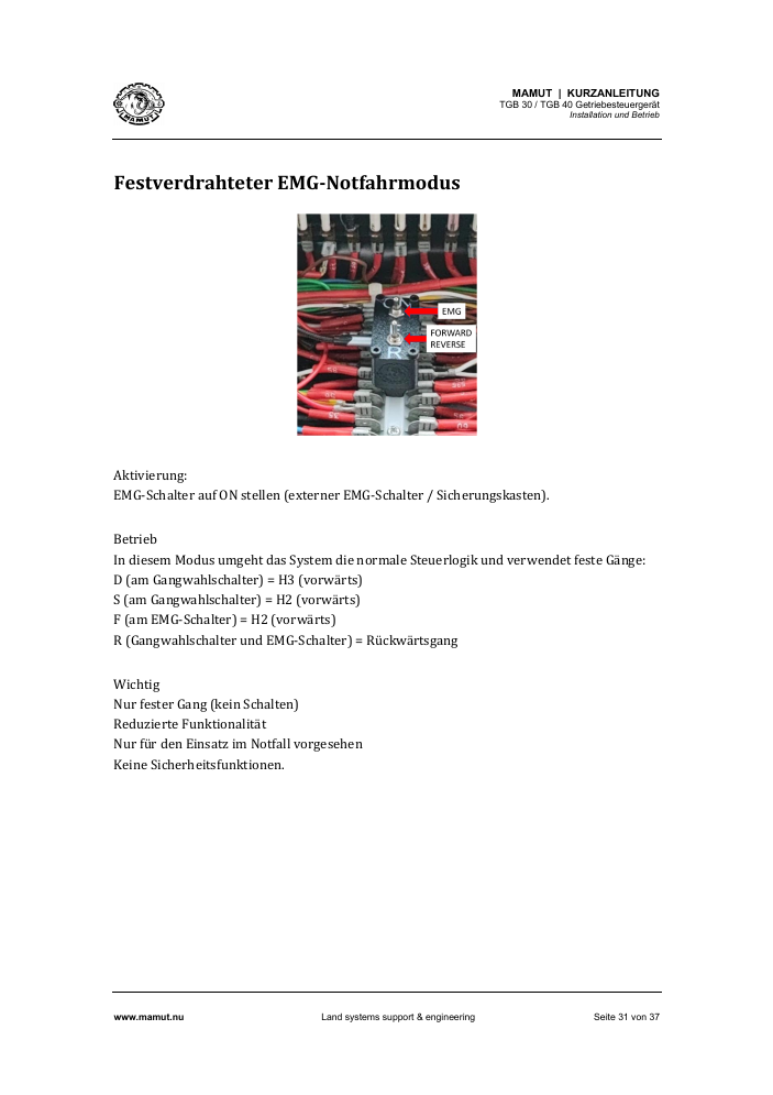 TGB Schnellstart-Anleitung page 31