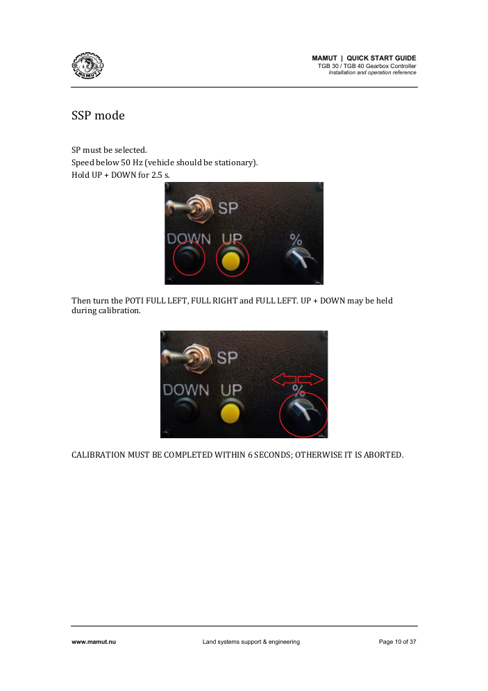 TGB Quick Start Guide page 10