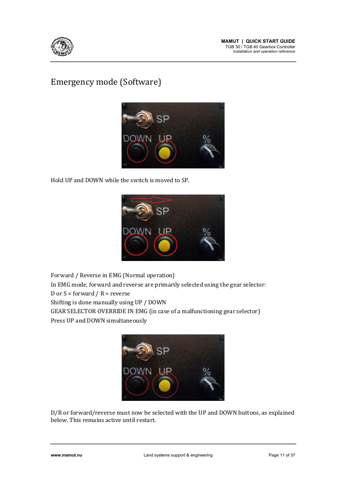 TGB Quick Start Guide page 11