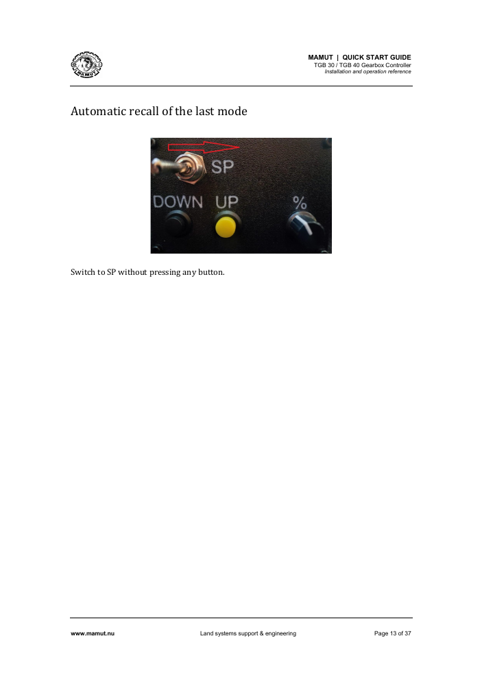 TGB Quick Start Guide page 13