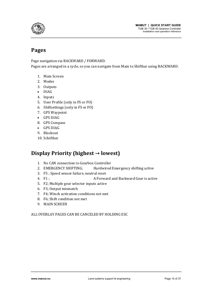 TGB Quick Start Guide page 15