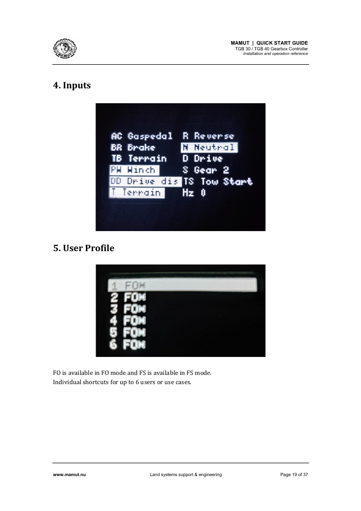 TGB Quick Start Guide page 19