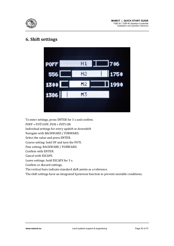TGB Quick Start Guide page 20