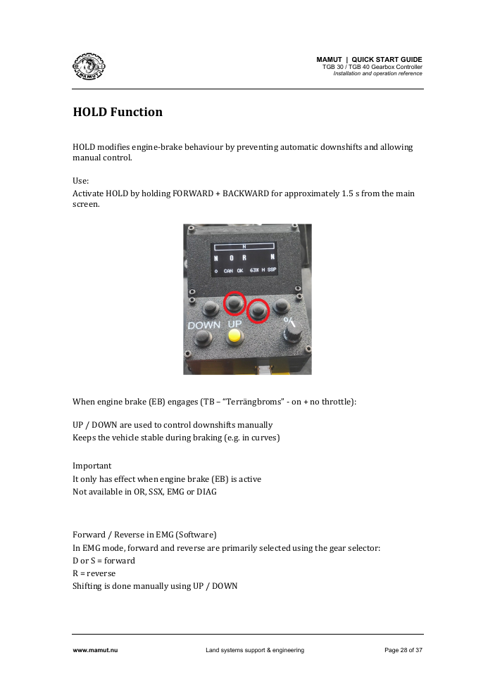 TGB Quick Start Guide page 28