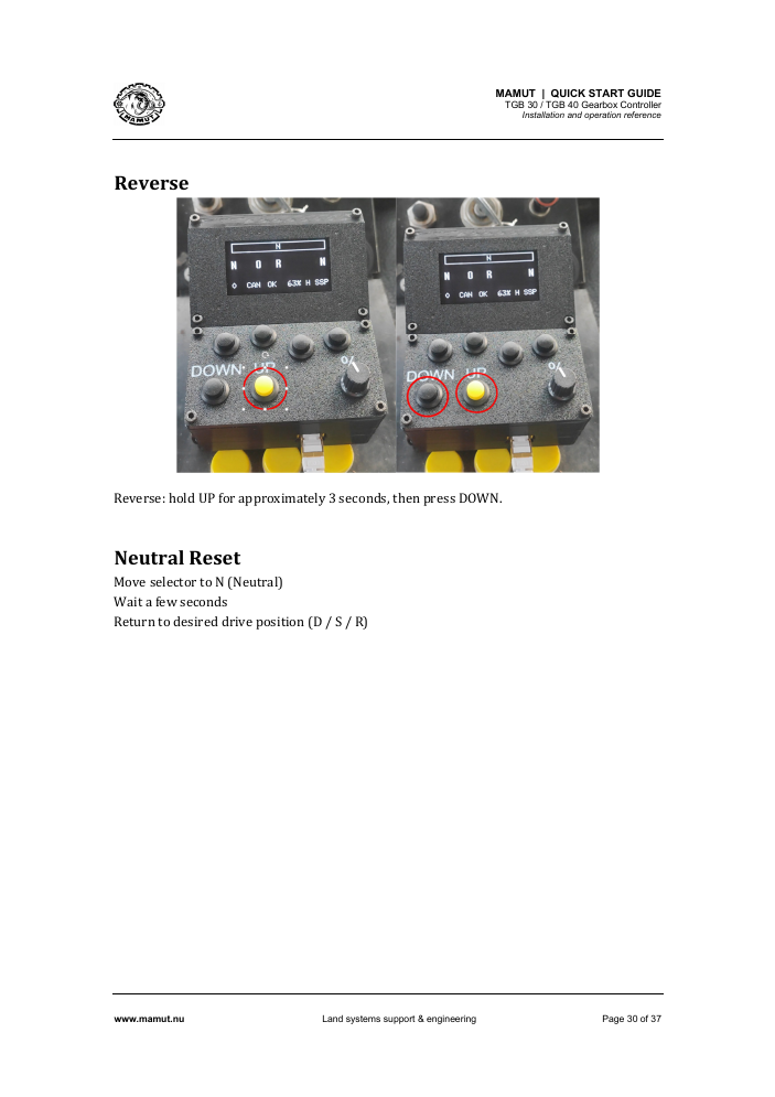 TGB Quick Start Guide page 30