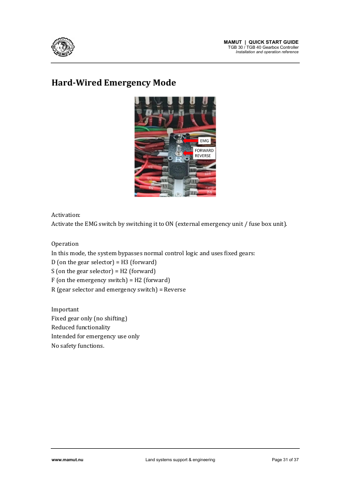 TGB Quick Start Guide page 31