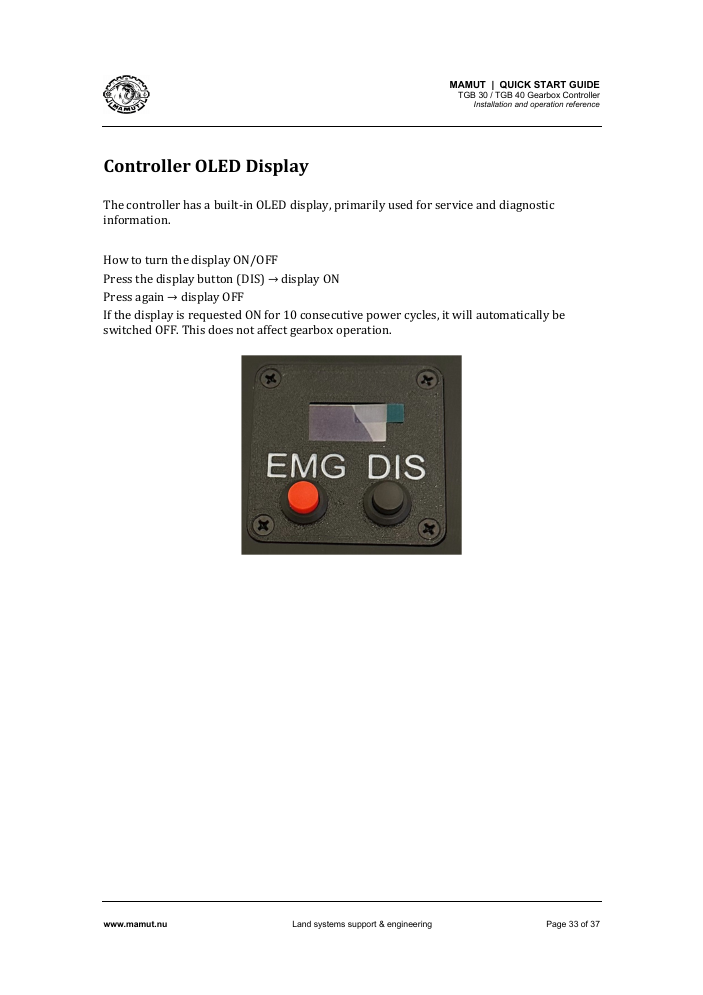 TGB Quick Start Guide page 33