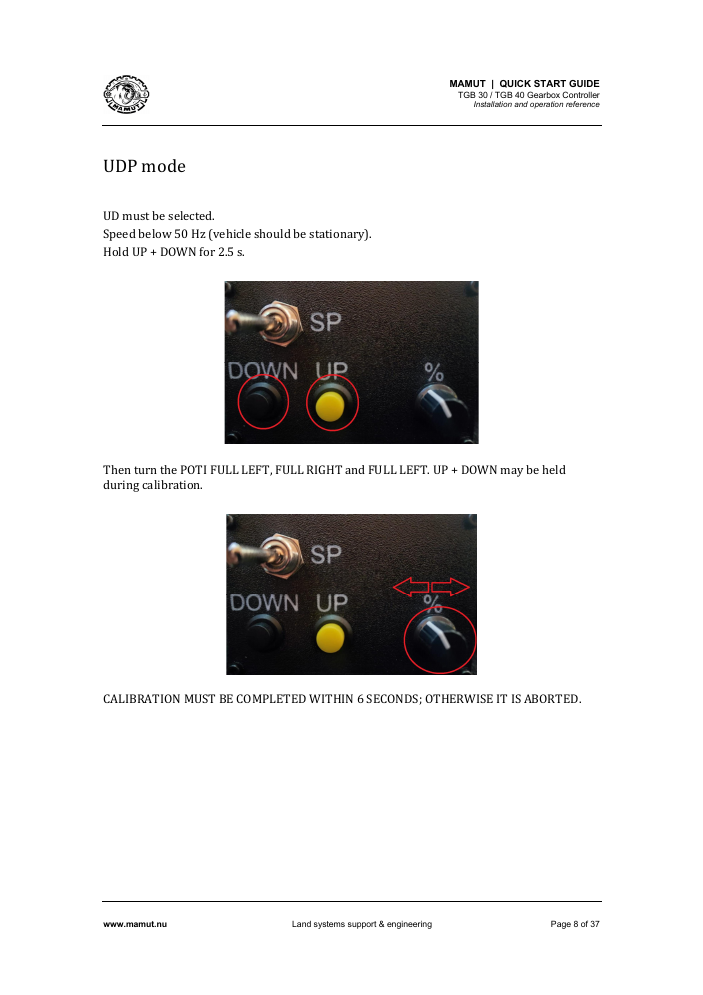 TGB Quick Start Guide page 8