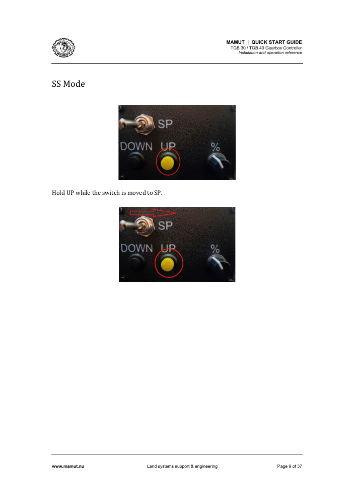 TGB Quick Start Guide page 9
