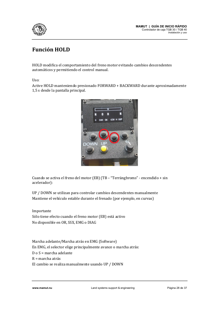 TGB Quick Start Guide page 28