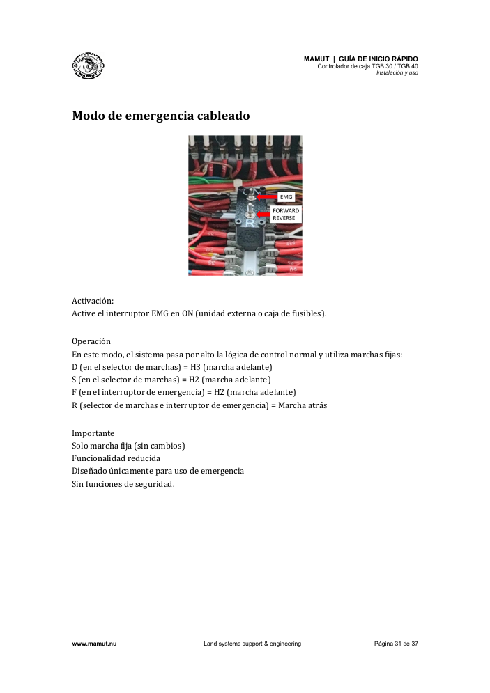 TGB Quick Start Guide page 31
