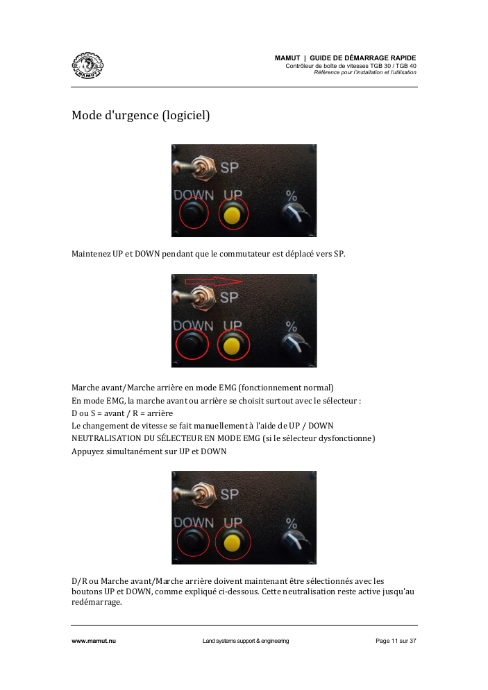 TGB Quick Start Guide page 11