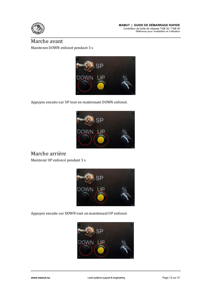 TGB Quick Start Guide page 12