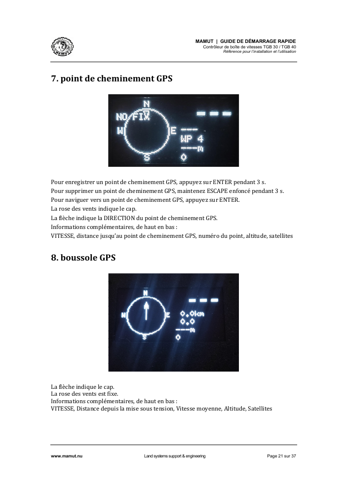 TGB Quick Start Guide page 21
