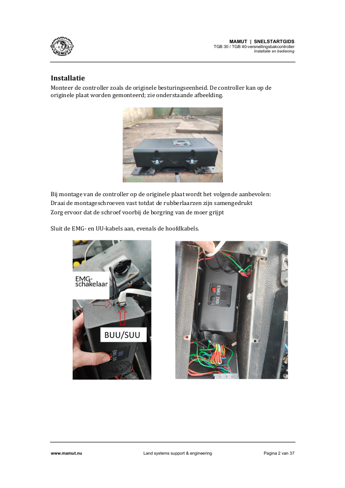 TGB Quick Start Guide page 2