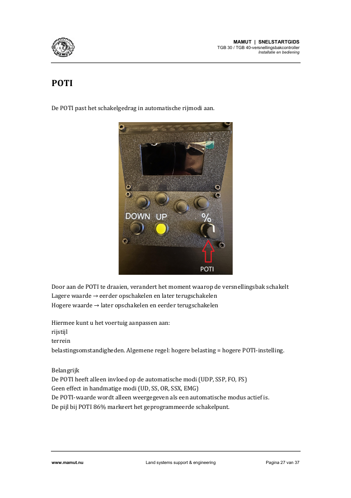 TGB Quick Start Guide page 27