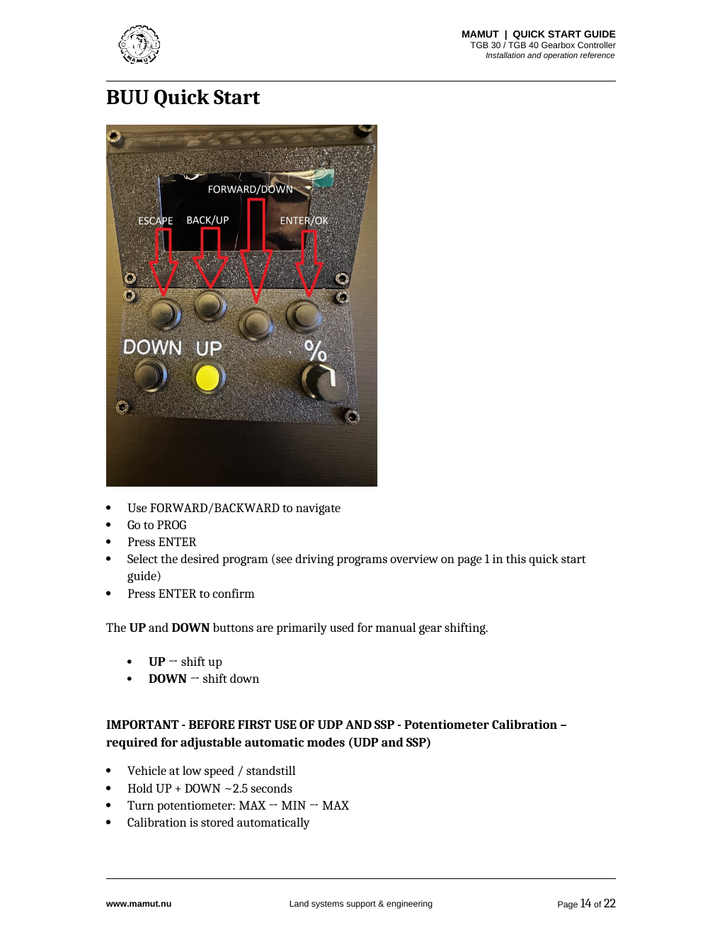 TGB quick start guide page 14