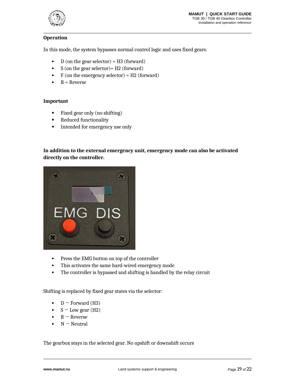 TGB quick start guide page 19