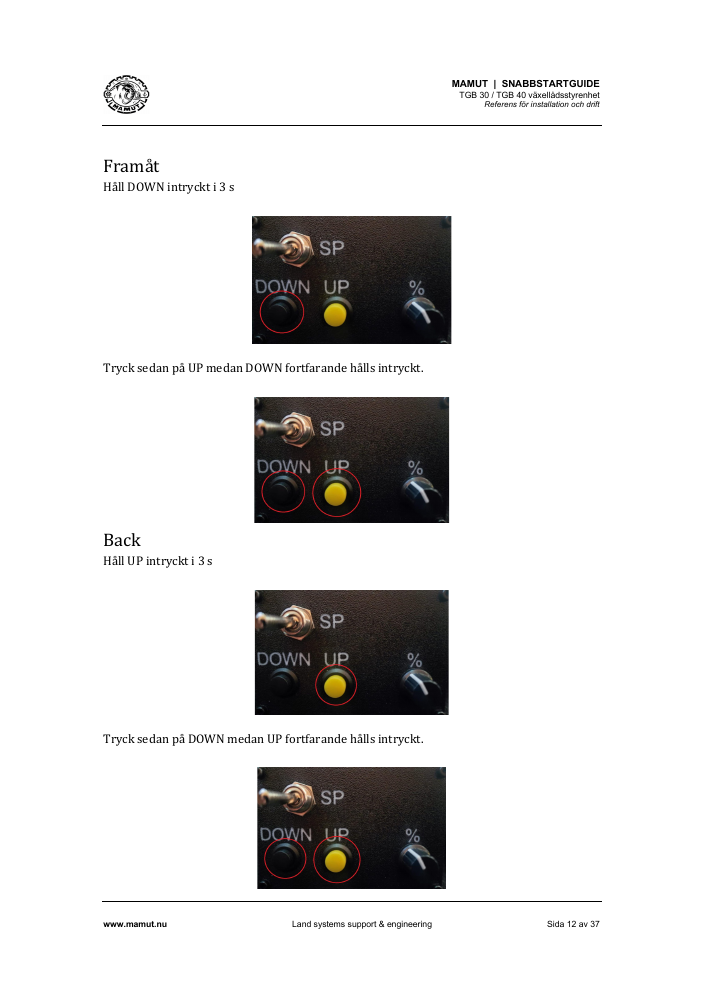 TGB Quick Start Guide page 12