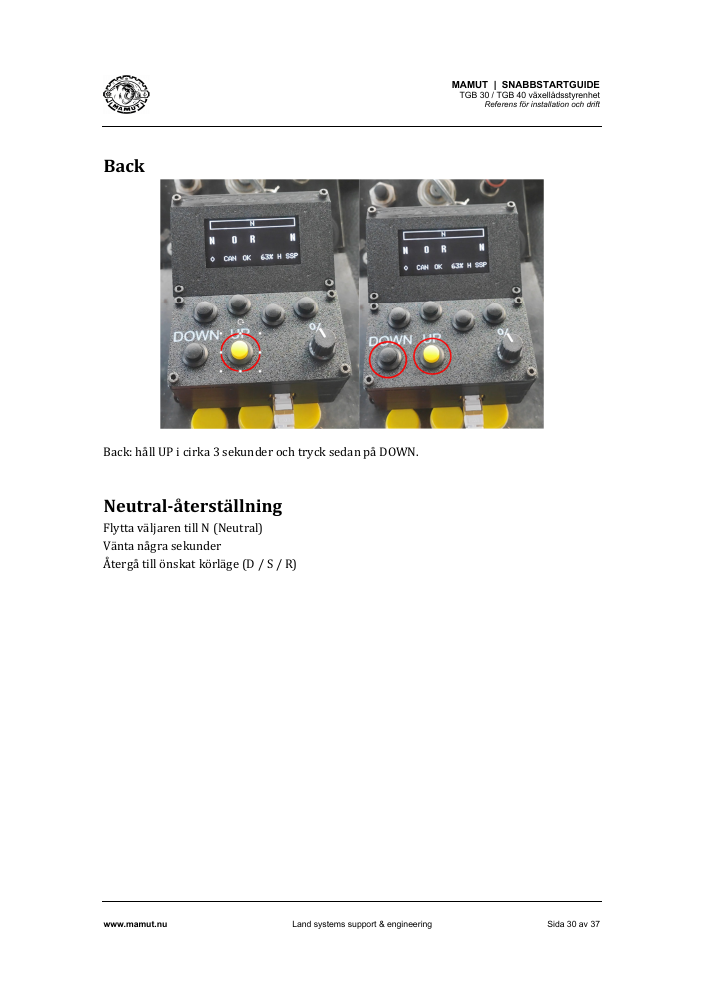 TGB Quick Start Guide page 30