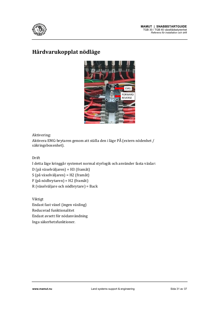 TGB Quick Start Guide page 31